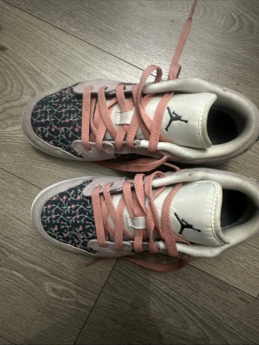 Nike Pink Floral Sneakers